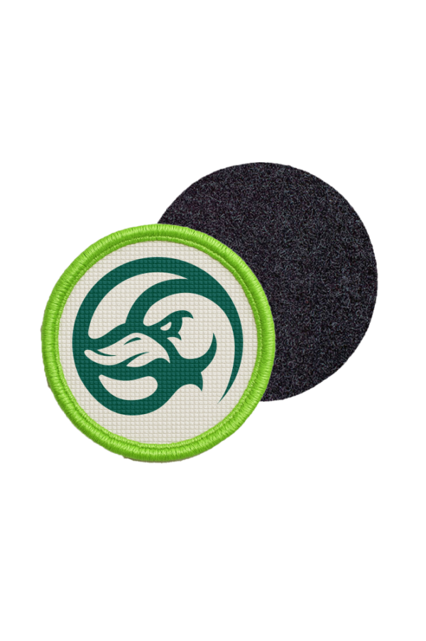Parche DTF y bordado con velcro